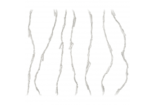 Entac Christmas Curtain Light WW with waterfall effect IP44 120 LED 1x1m with 8F