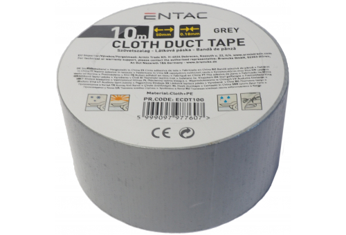 Gewebe-Klebeband 0,18x50mm Grau 10m