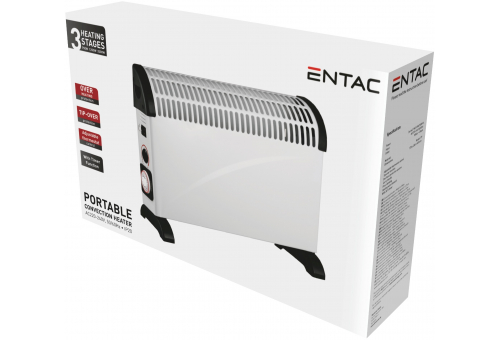 Entac Portable Convection Heater with Timer 2000W  53,5cm