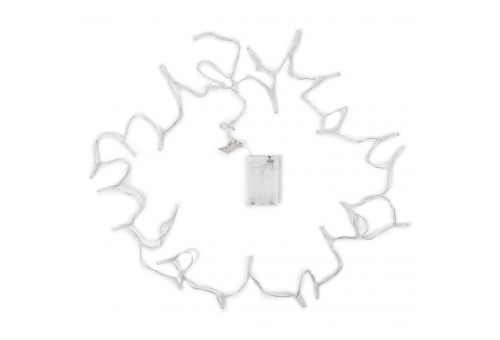 Entac Christmas Indoor 30 LED Light NW 3,3m (3AA excl.)