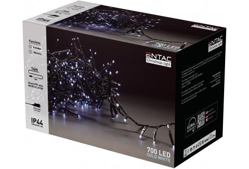 Weihnachten IP44 700 LED Micro Cluster Licht CW 14m