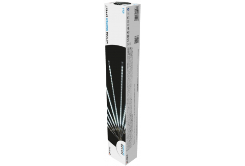 Karácsonyi IP44 240 LED Műanyag Meteoreső 300mm CW 3m