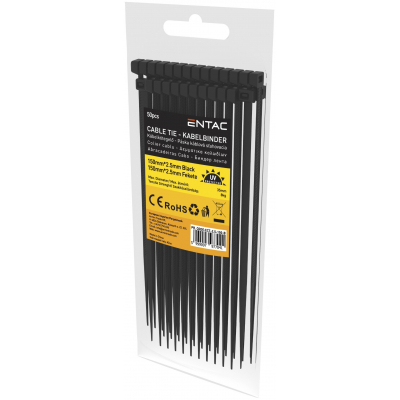 Cable Tie 2.5mmx150mm Black