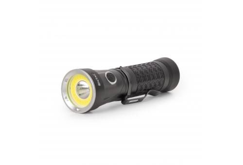 Entac Flashlight 90° 5W T6 Alu alkaline battery incl.