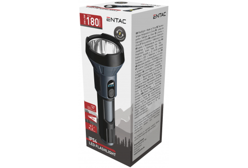 Entac Flashlight Rechargeable, with Power Bank