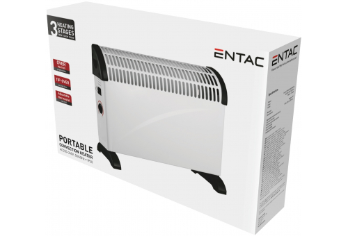 Entac Portable Convection Heater Basic 750W 53,5cm