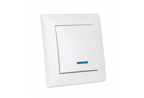 101 Arnold Recessed wall switch single-pole LED White