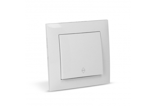 106 Arnold Recessed alternative wall switch White