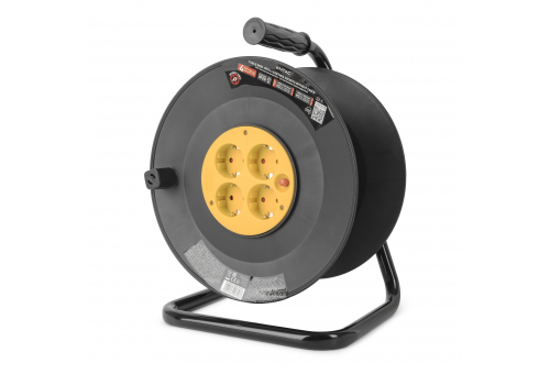 Entac Socket Cable Reel 4 Sockets Without cable max. 50m