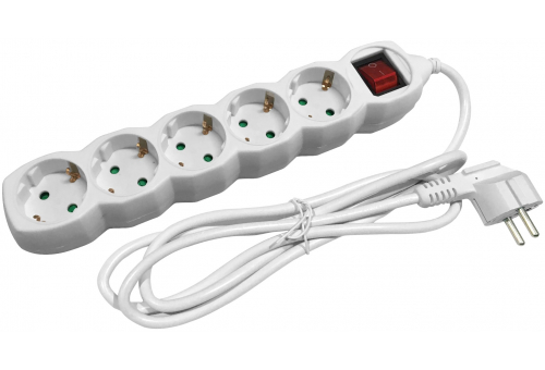 Socket Extension Cord 5 Sockets With Switch 1.5m 3G1.5