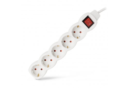 Socket Extension Cord S1 5 Sockets With Switch 1.5m