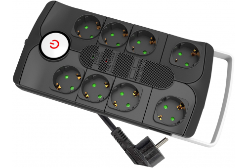 Socket Extension Cord SP 8 Sockets With Switch and Surge protection