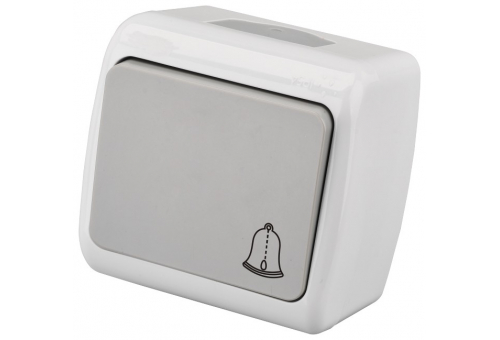 Stephan surface mounted doorbell switch IP54