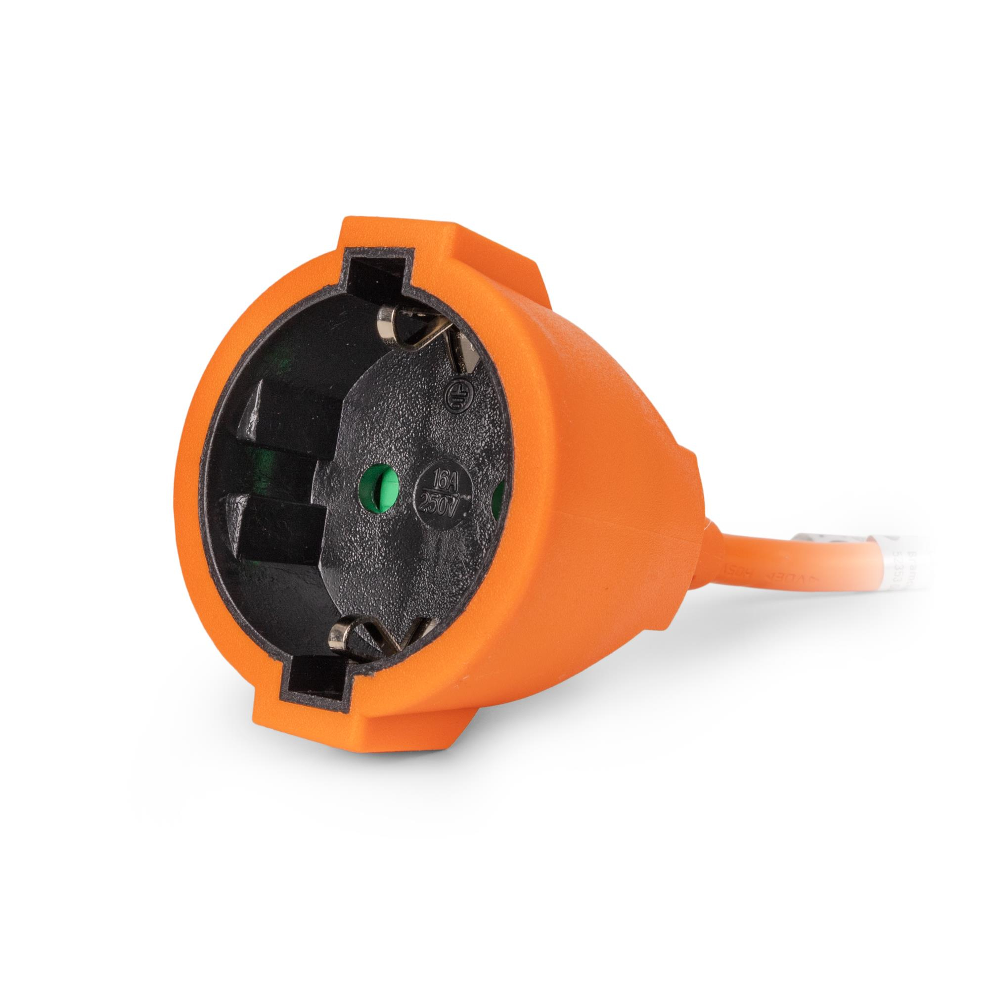 Extension Cord 20m Orange 3G1 5